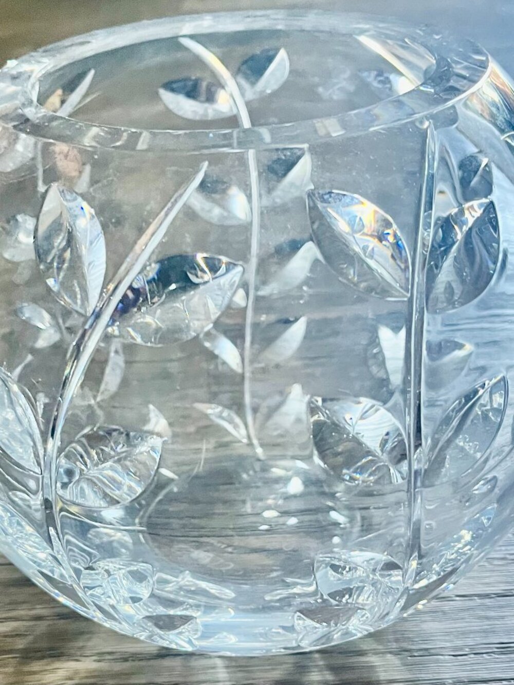 Vintage Crystal Tiffany & Co Vase